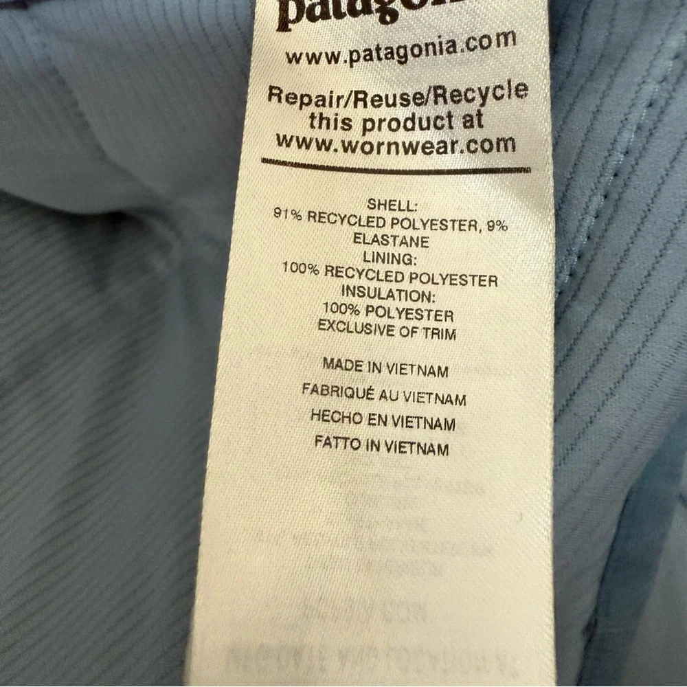 Patagonia Women’s Pack In Jacket Blue Two-Tone – Size Medium - Picture 4 of 4